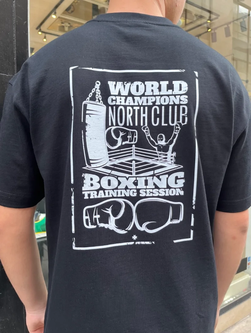 Camiseta ETICHETTA Y NORTH Over Boxing Session
