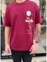 Camiseta NORTH FLOR OVER Burdeos