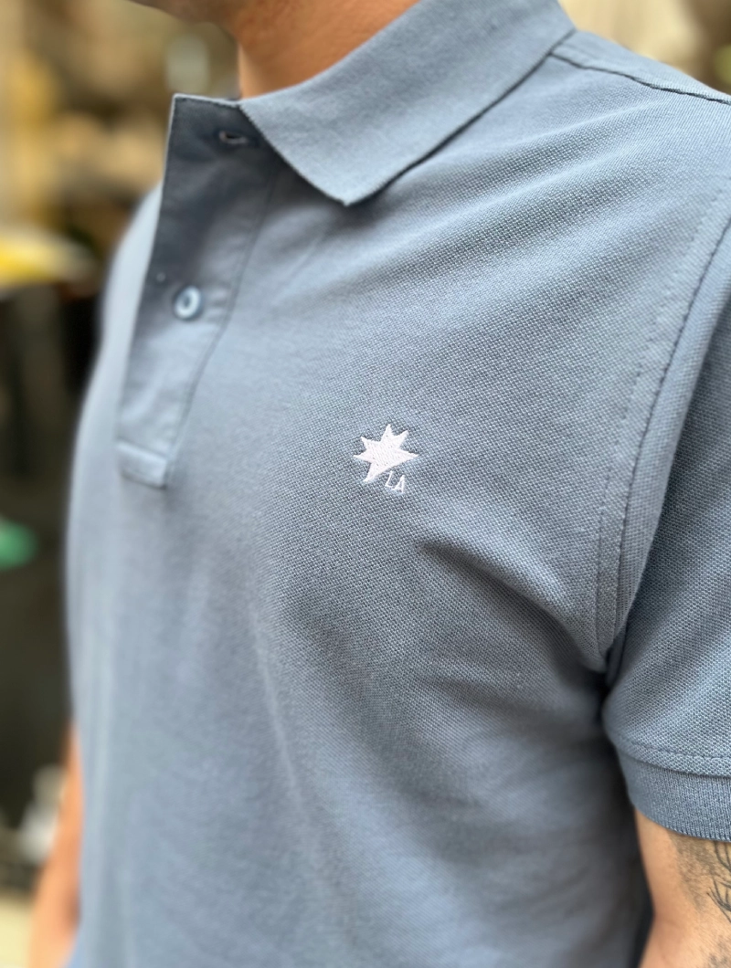 POLO NORTH LA Azul LOGO 2