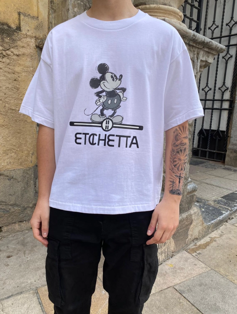 Camiseta ET Mickey Blanca