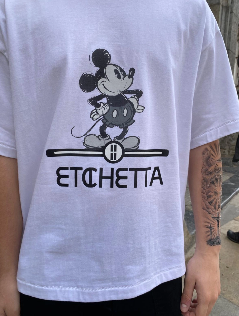 Camiseta ET Mickey Blanca