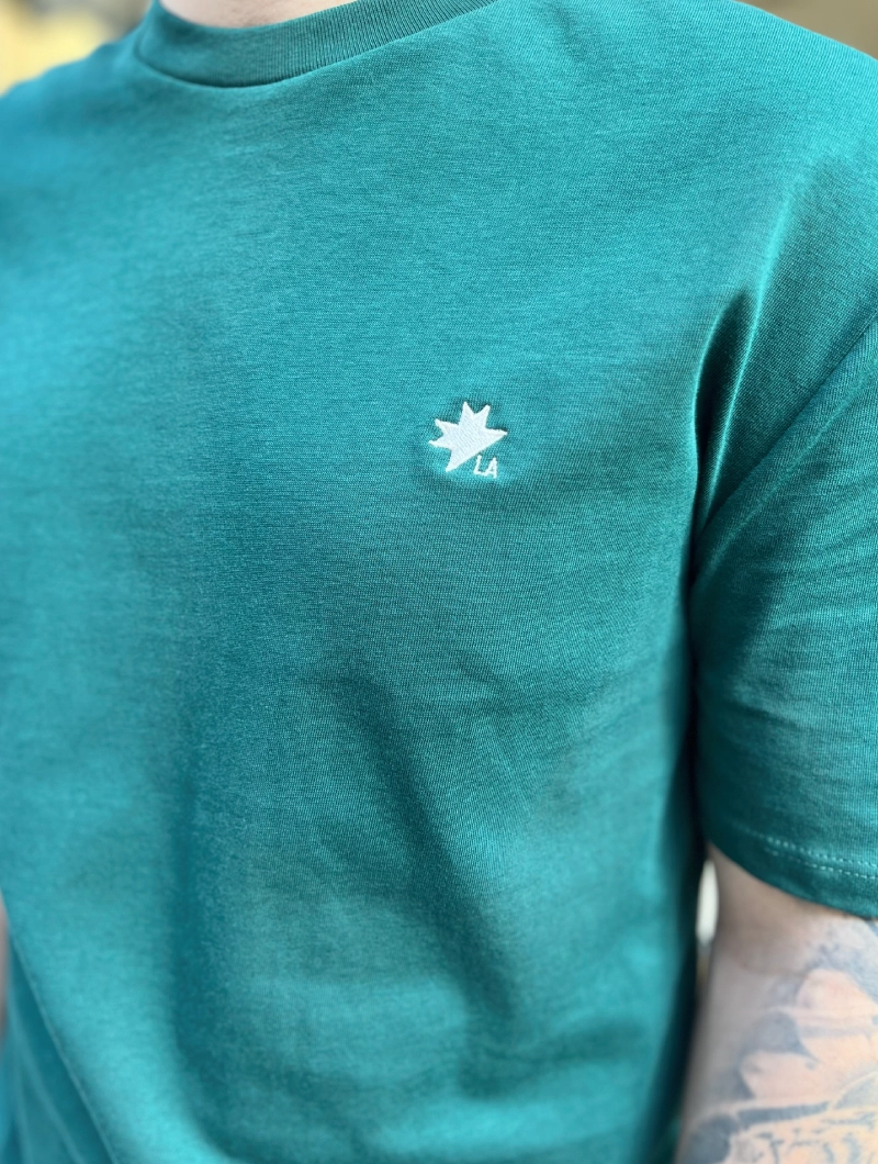 Camiseta NORTH Slim/Regular Verde Botella