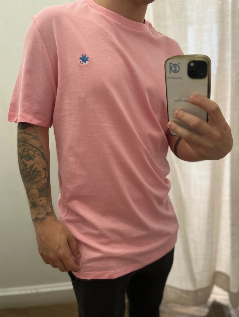 Camiseta NORTH Slim/Regular Rosa