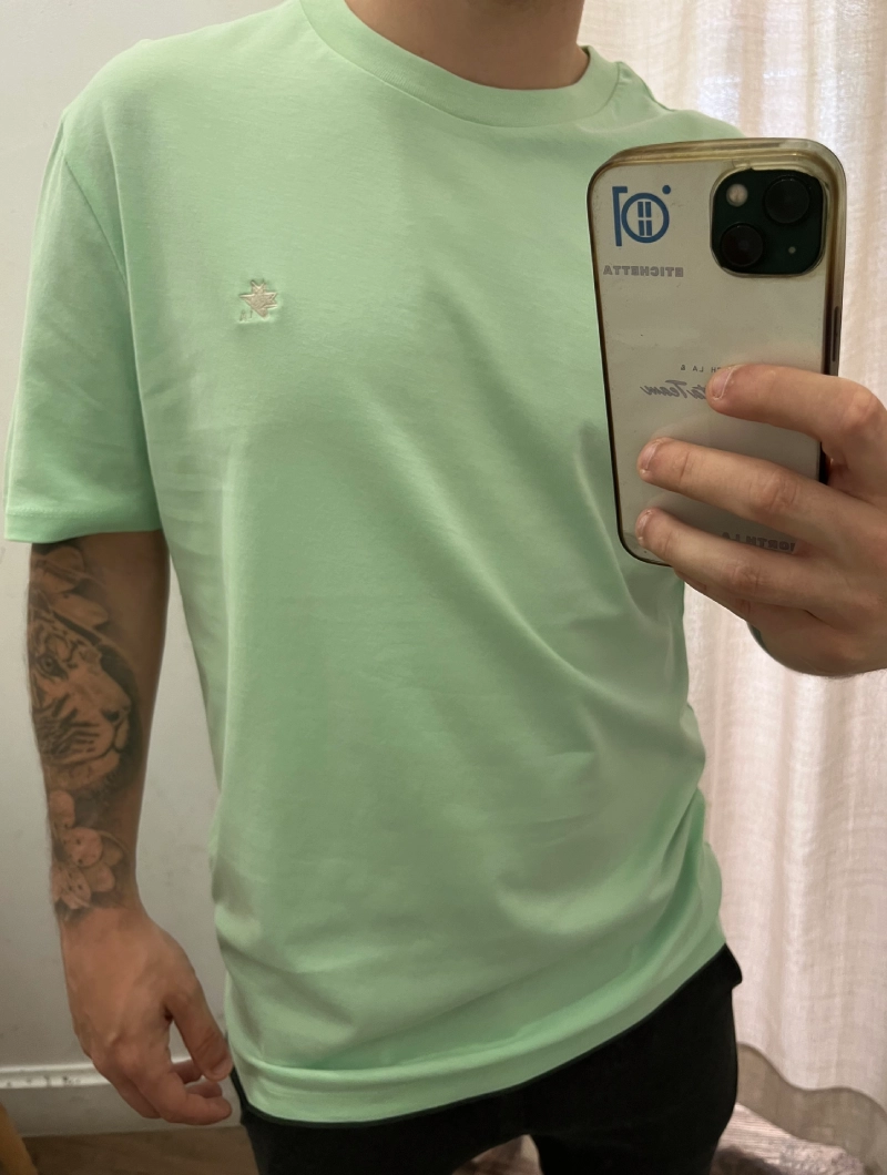 Camiseta NORTH Slim/Regular Verde Claro
