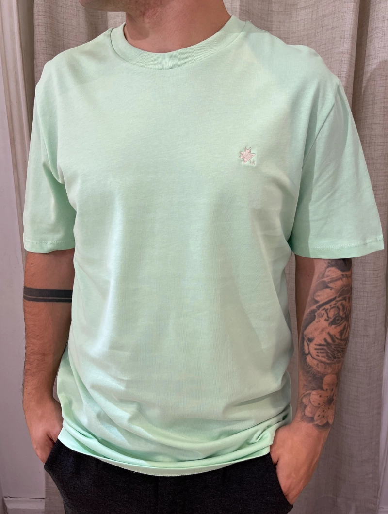 Camiseta NORTH Slim/Regular Verde Claro