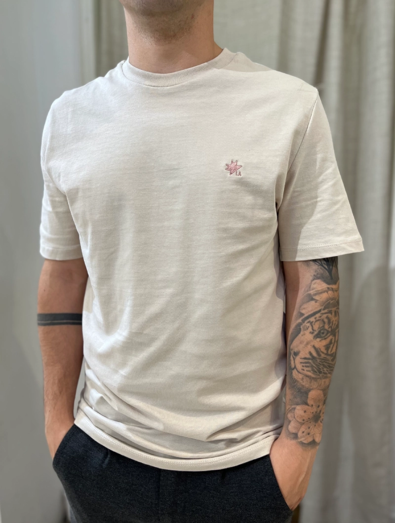 Camiseta NORTH Slim/Regular Beige