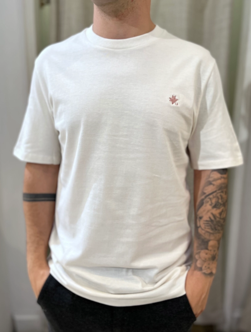 Camiseta NORTH Slim/Regular Blanco Roto