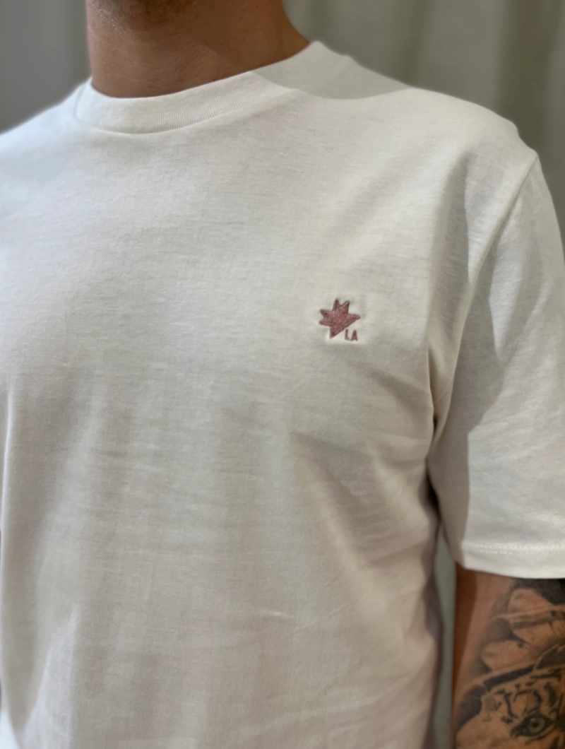Camiseta NORTH Slim/Regular Blanco Roto