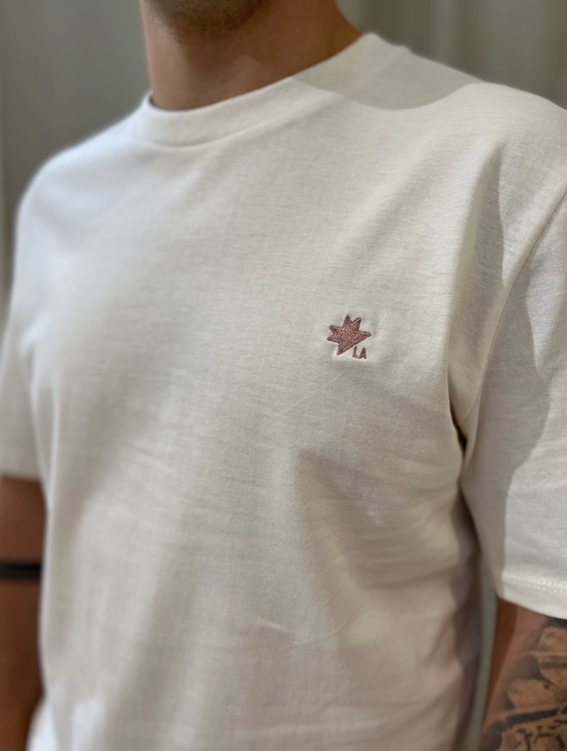 Camiseta NORTH Slim/Regular Blanco Roto