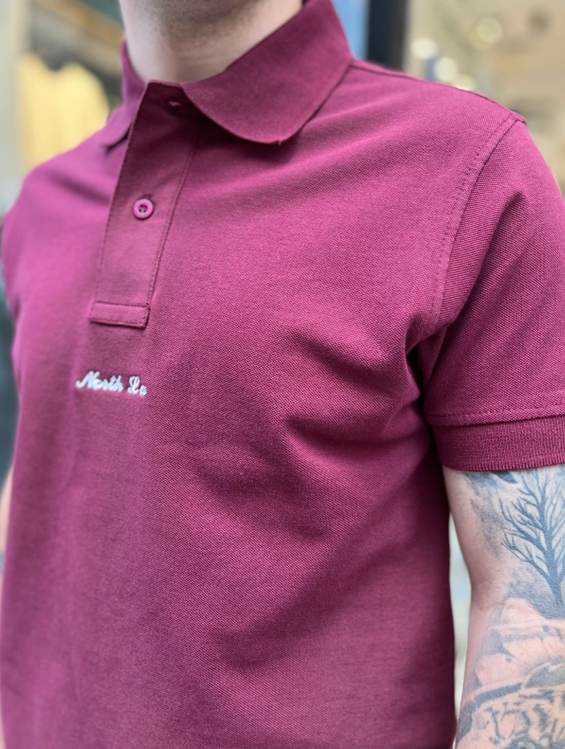 POLO NORTH LA Regular Burdeos