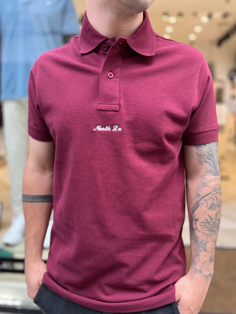 POLO NORTH LA Regular Burdeos