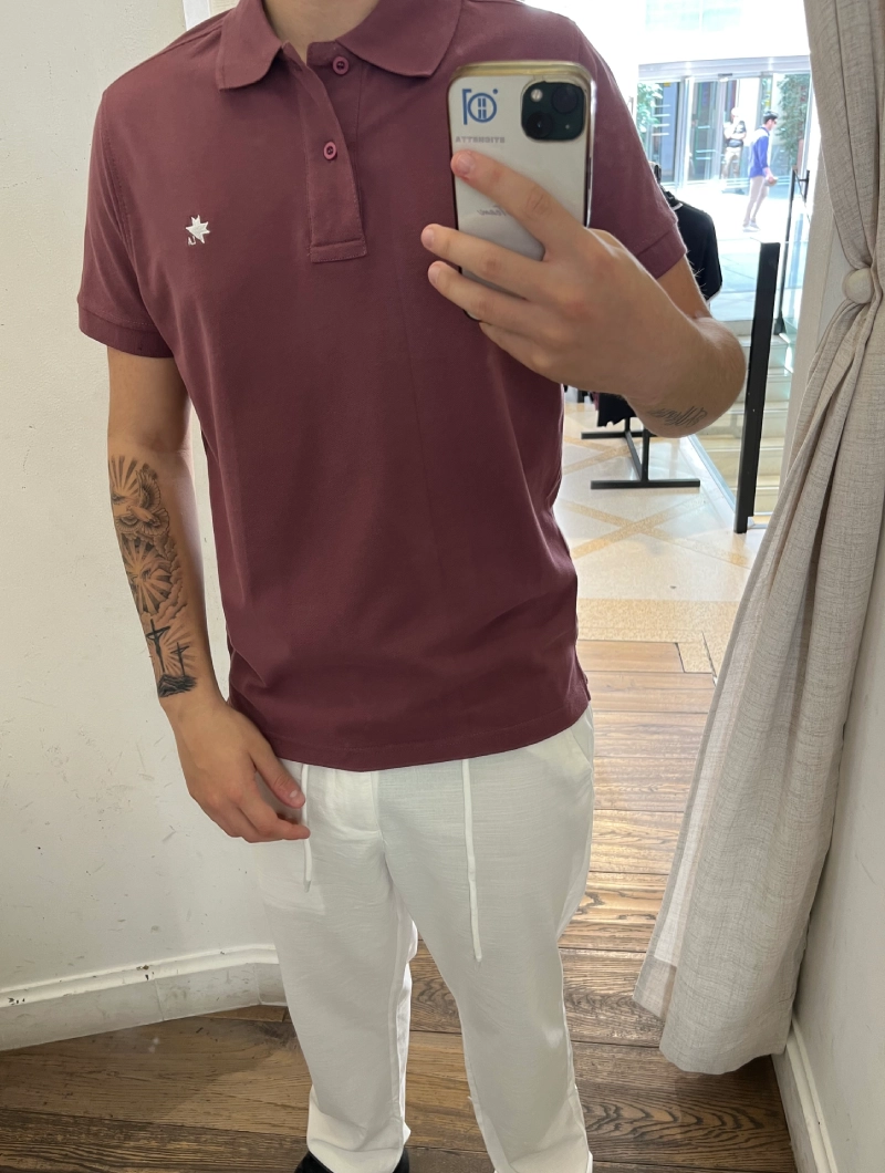 POLO NORTH LA Burdeos LOGO