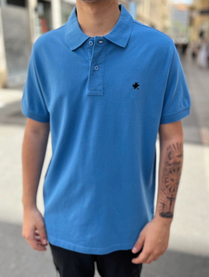 POLO NORTH LA Azul Electrico LOGO