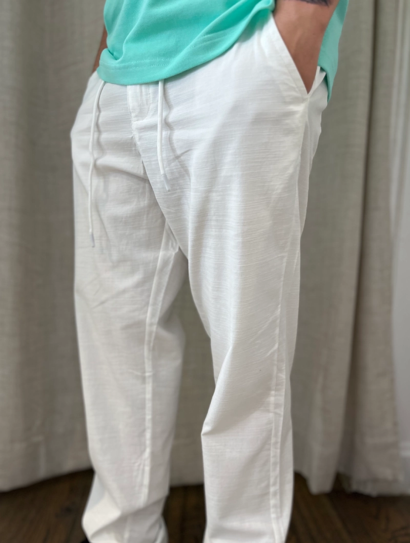Pantalón Estilo Lino blanco