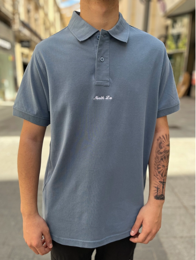 POLO NORTH LA Regular Azul Niebla