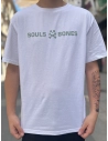 CAMISETA SOULS & BONES LETRAS BLANCA