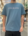 CAMISETA SOULS & BONES LETRAS AZUL MARINO