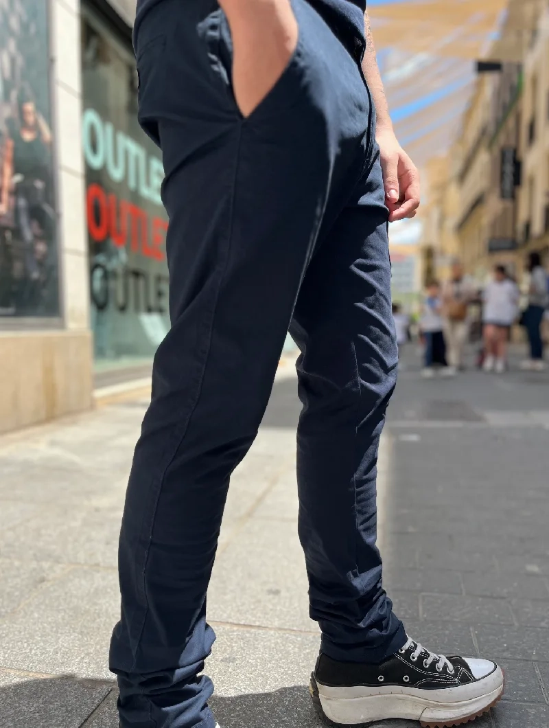 Pantalón Chino Azul Marino