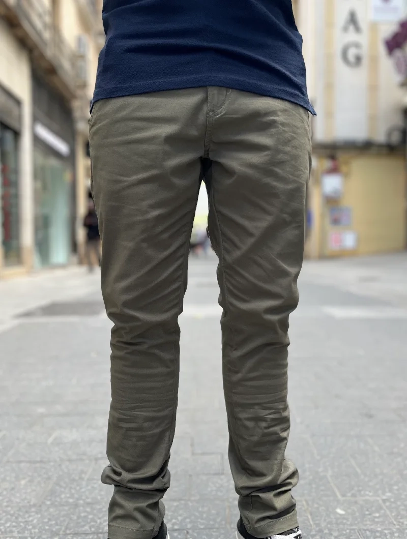 Pantalón Chino Verde 2