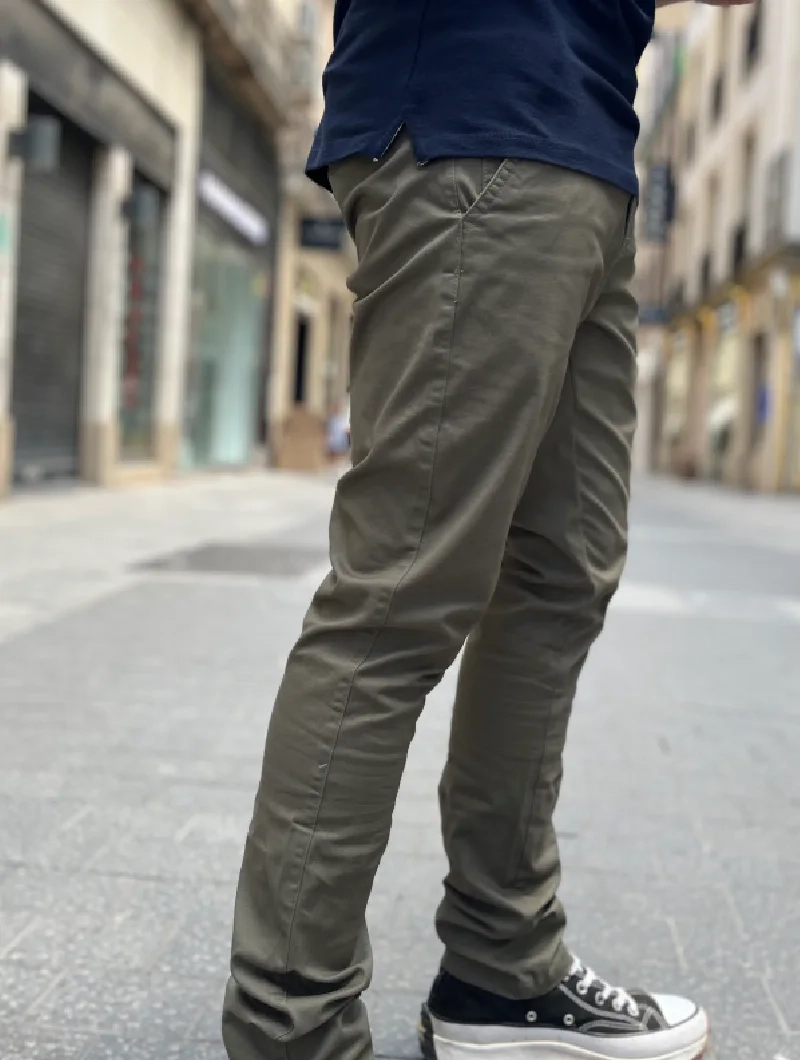Pantalón Chino Verde