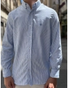 CAMISA SOULS & BONES AZUL RAYAS