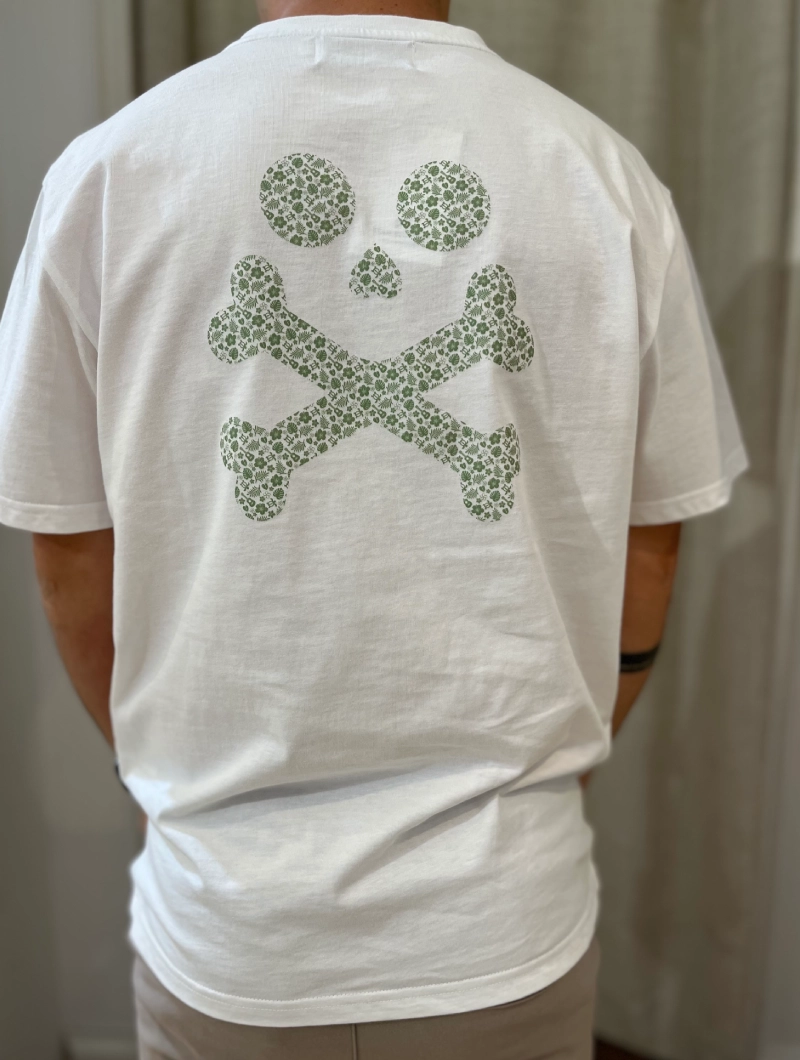 CAMISETA SOULS & BONES CALAVERA VERDE