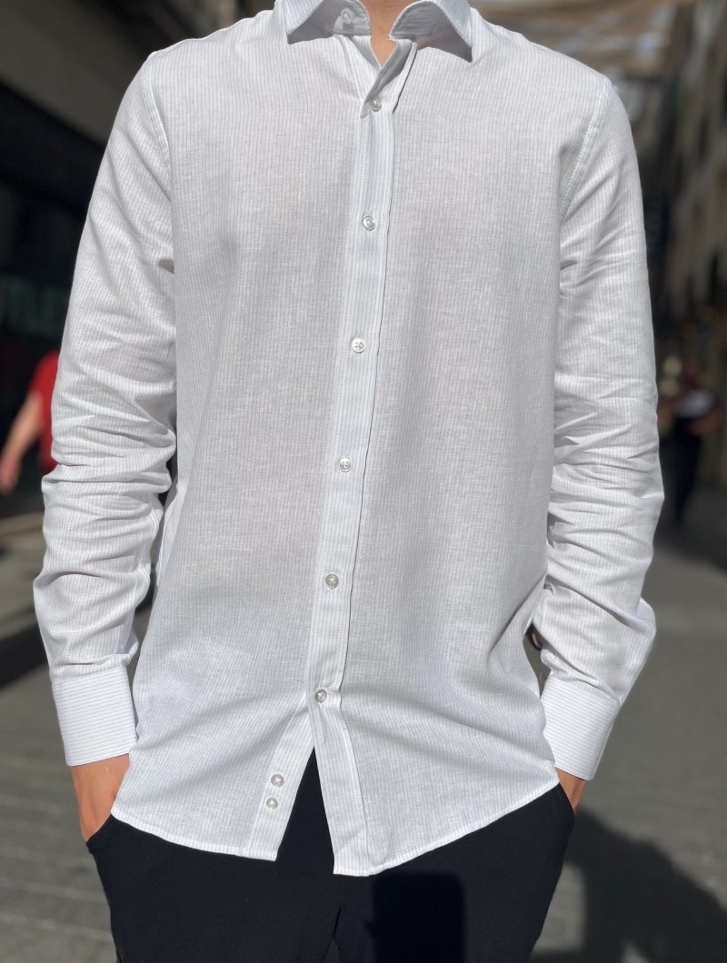 Camisa Rayas North La