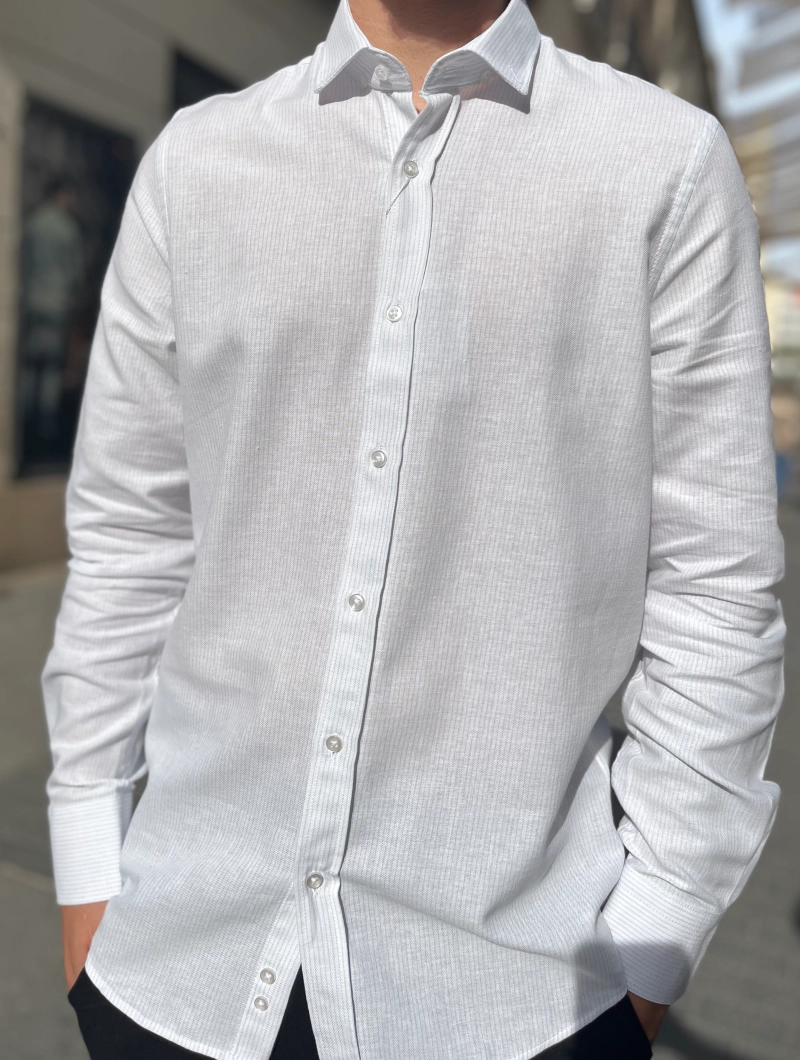Camisa Rayas North La