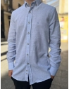 CAMISA SOULS & BONES AZUL LINO