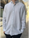 Camisa Rayas North Blanca y Verde