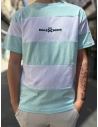 CAMISETA SOULS & BONES RAYAS AZUL