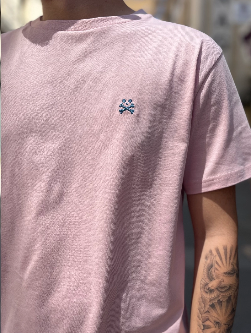 CAMISETA SOULS & BONES ROSA ATEMPORAL