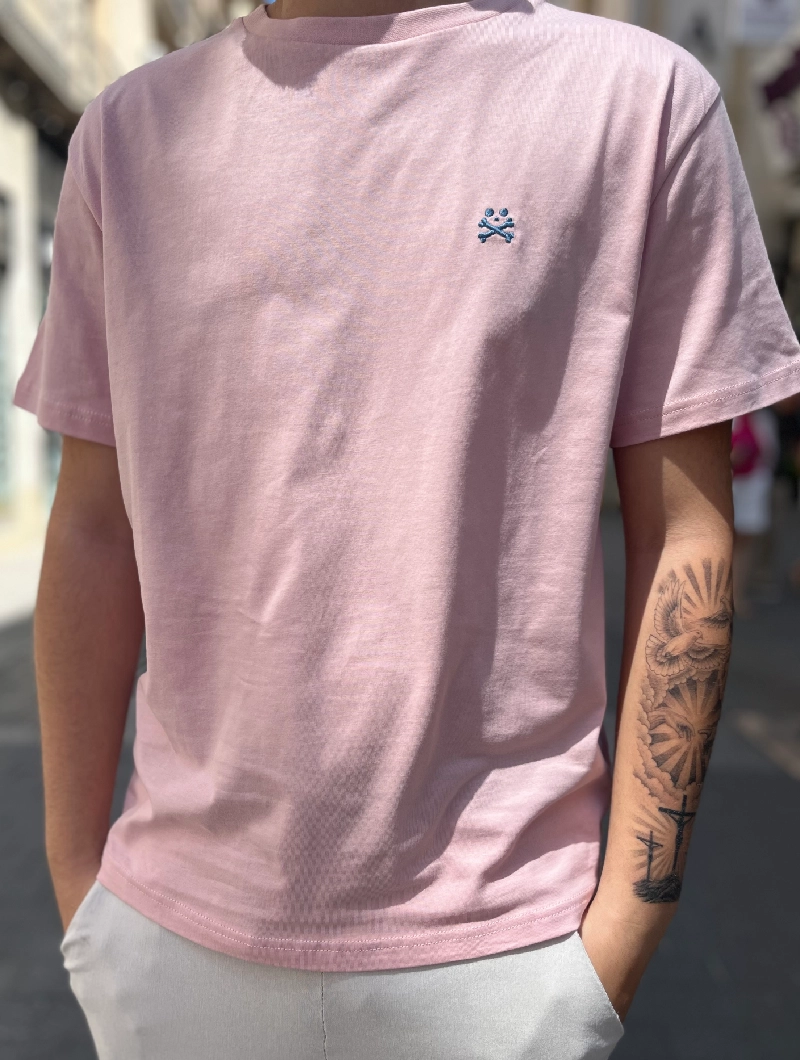 CAMISETA SOULS & BONES ROSA ATEMPORAL