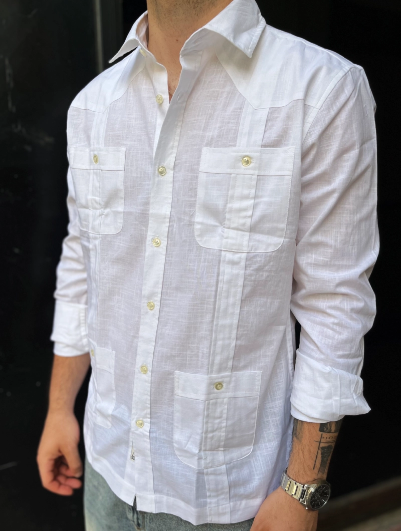 Camisa Guayabera Blanca