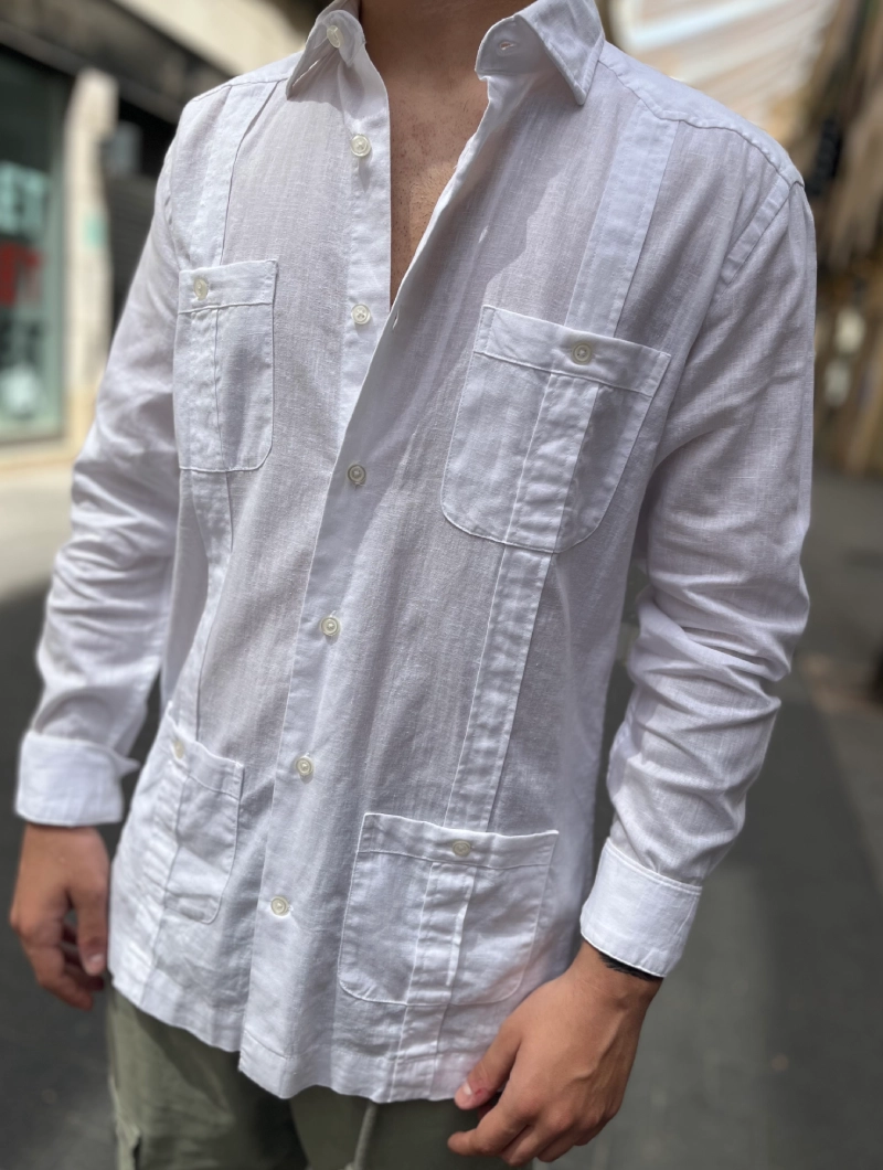 Camisa Guayabera Blanca
