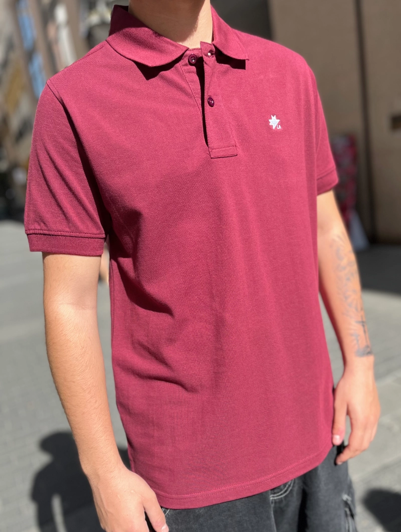 POLO NORTH LA Burdeos LOGO