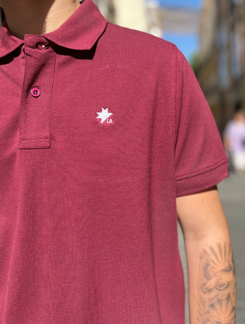 POLO NORTH LA Burdeos LOGO 2