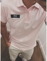 POLO ETICHETTA Regular Rosa