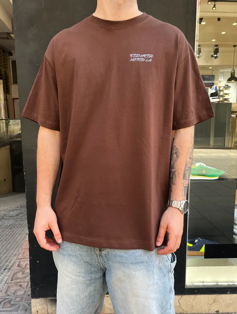 Camiseta NORTH CEREZAS OVER Marron 2