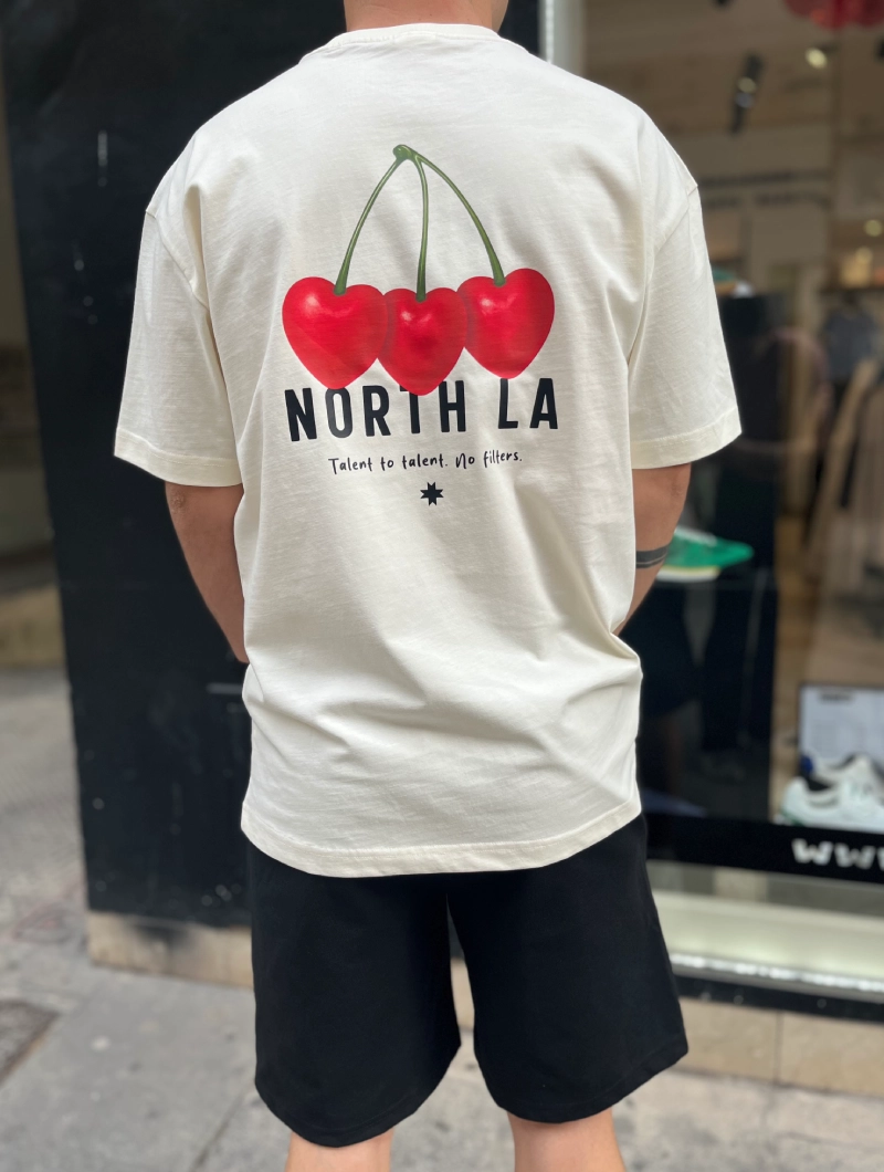 CONJUNTO NORTH CEREZAS Camiseta + Bermuda