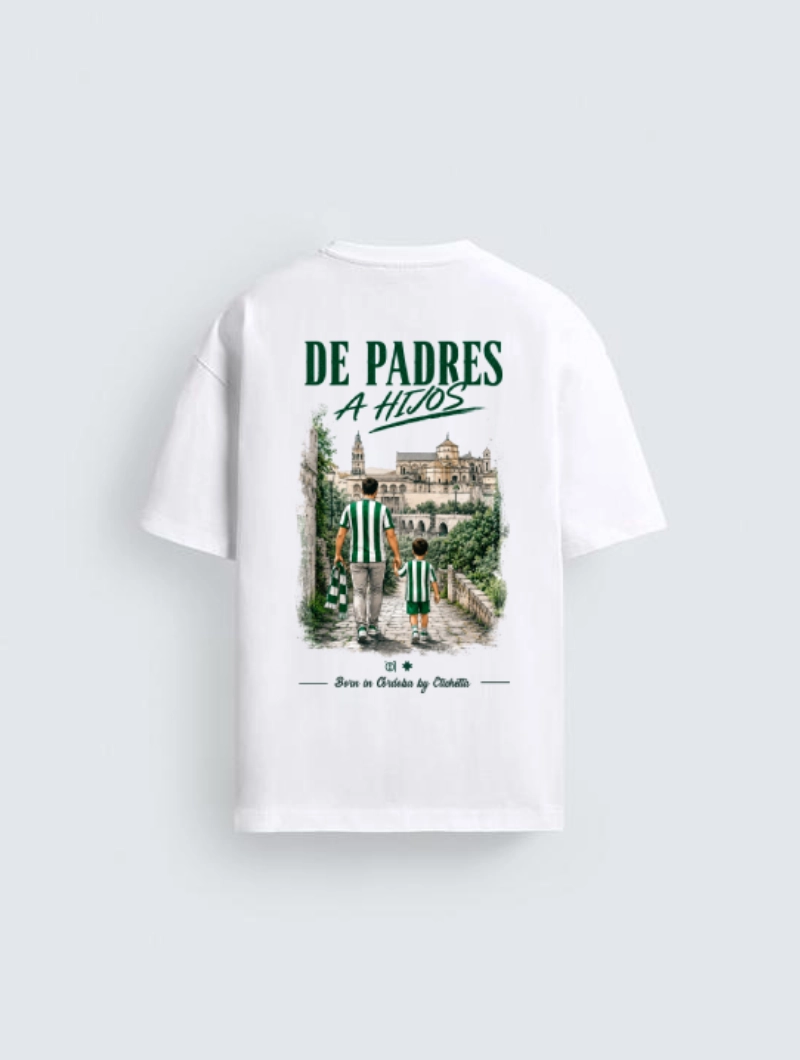 Camiseta ETICHETTA OVER Blanca Córdoba
