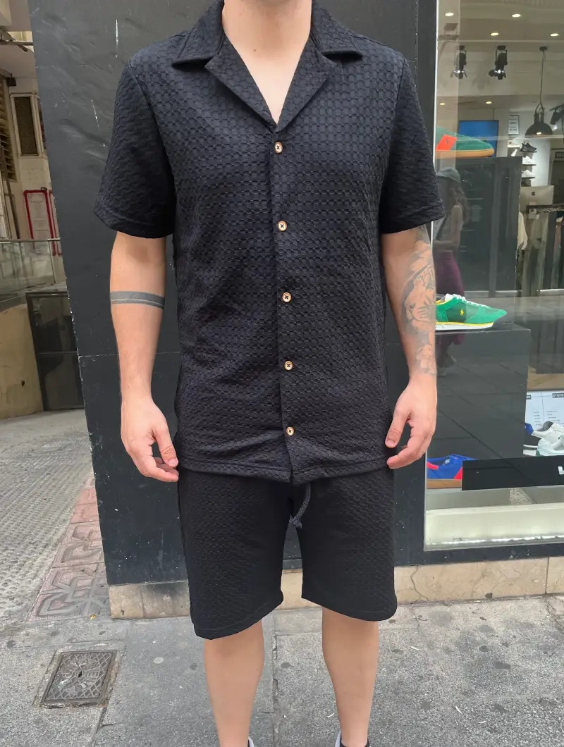 Conjunto Souls & Bones Lino Negro