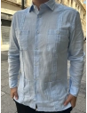 Camisa Guayabera Azul