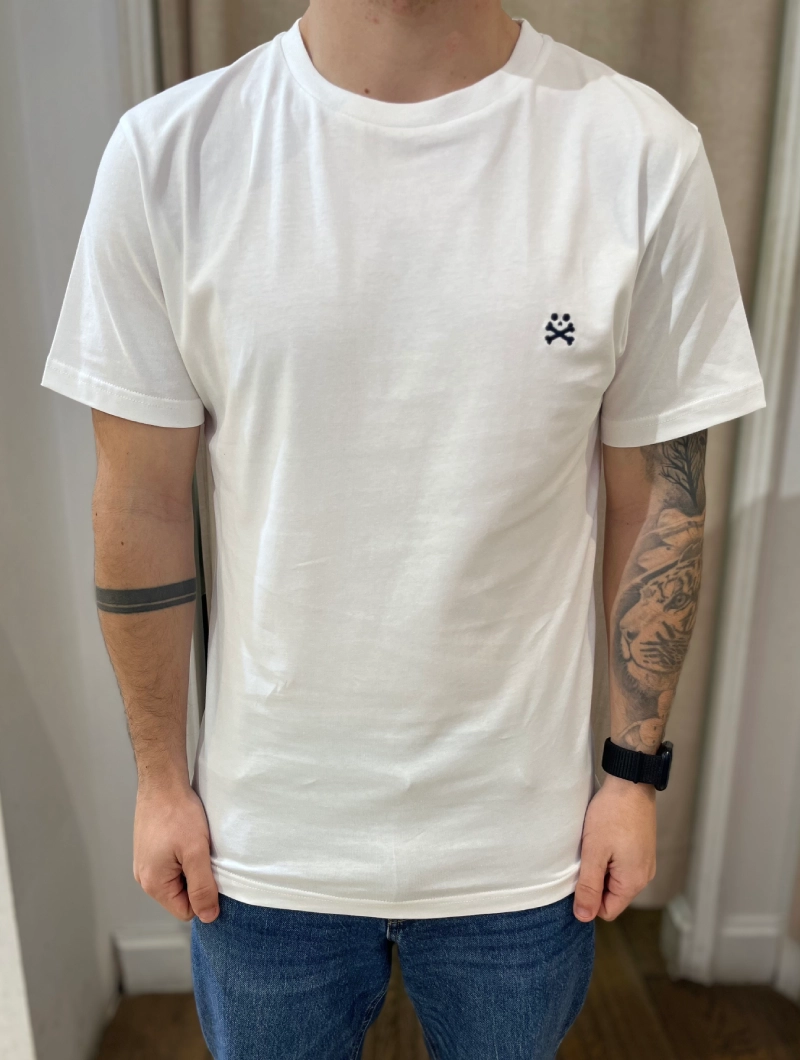 CAMISETA SOULS & BONES BLANCA SURFING